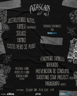 Flyer de Atascaos Vol. 1