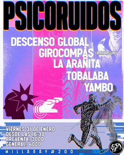Flyer de Psicoruidos