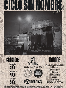 Flyer de Ciclo Sin Nombre Vol. 5